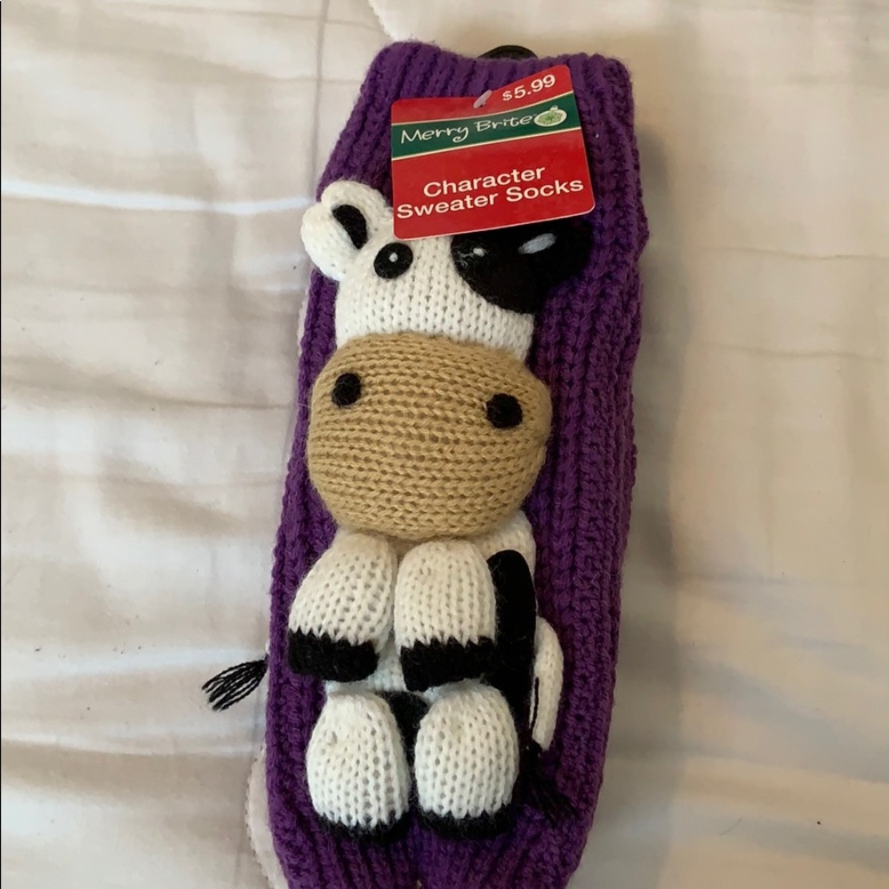 Cute character sweater socks